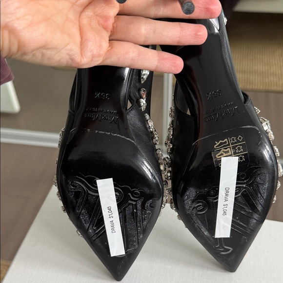 MaxMara Black Heels with Crystal Accents , size EU 36,5 - Picture 7 of 7